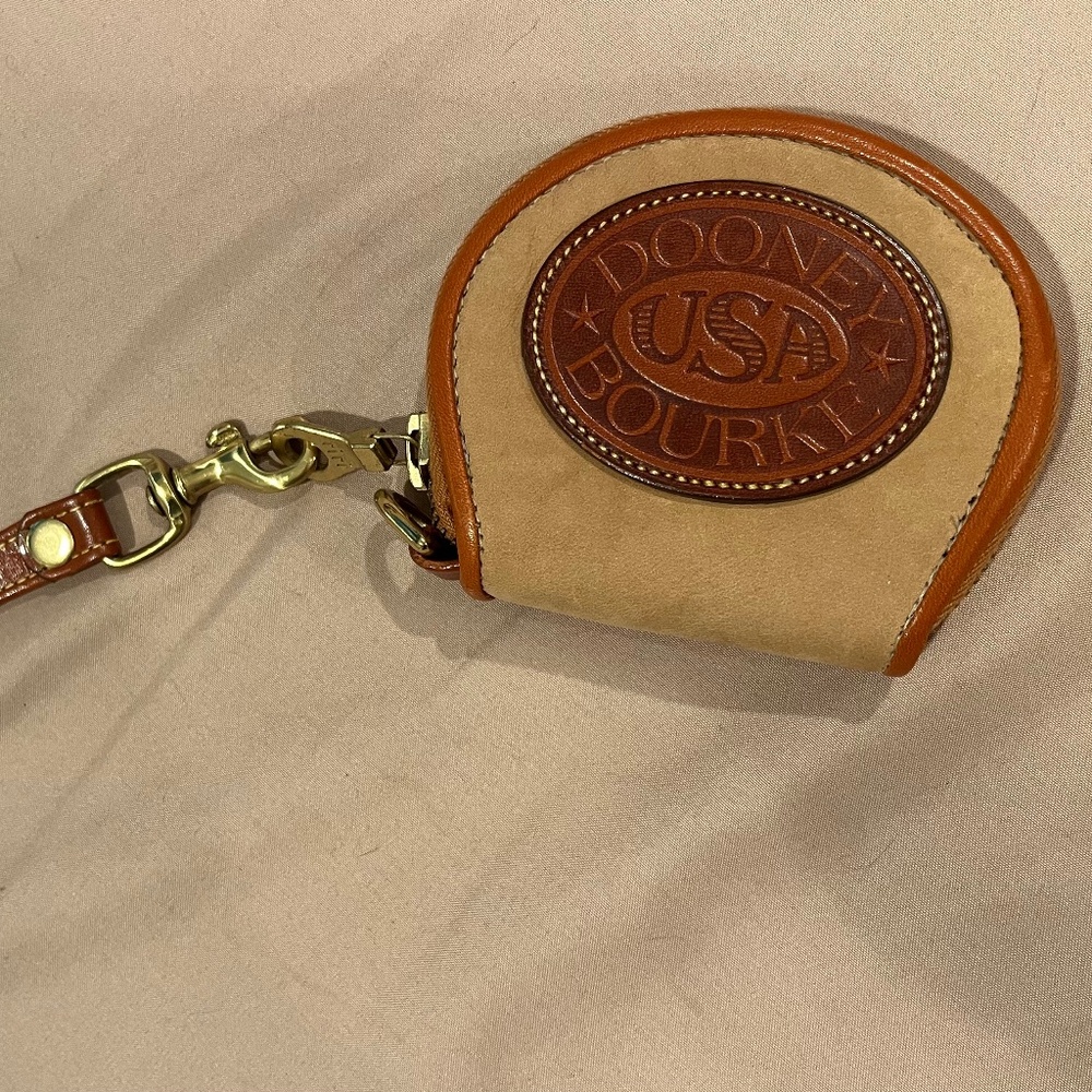 Vintage 2000’s Dooney and Bourke Suede/Leather Coin Purse
